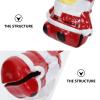 10pcs Christmas Jingle Bells Small Craft Bells Santa Claus Miniatures Ornaments for Xmas Holiday Tree Ornaments view 3