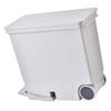 Cabilock Pedal Trash Can Simple Design Large Opening Plastic Waste Bin Odor Locking Lid for Kitchen view 1