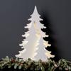 Contemporary Home Living 27" White Lighted Tree Christmas Tabletop Decor view 3
