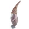 Northlight Plaid Christmas Gnome with Sequin Hat - 24" - Pink and Gray view 3