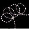 Flexible LED Outdoor Christmas Rope Light - Pure White - 100' Clear Wire view 2