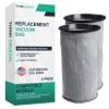 2 Replacement Reusable Cloth 10QT Vacuum Bags Compatible with ProTeam Part # 100565 - Fits ProTeam Coachvac, Super CoachVac, MegaVac & Mega Raven 10QT (2 Pack) by Think Crucial view 1