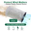 2 Replacement Reusable Cloth 10QT Vacuum Bags Compatible with ProTeam Part # 100565 - Fits ProTeam Coachvac, Super CoachVac, MegaVac & Mega Raven 10QT (2 Pack) by Think Crucial view 2
