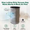 2 Replacement Reusable Cloth 10QT Vacuum Bags Compatible with ProTeam Part # 100565 - Fits ProTeam Coachvac, Super CoachVac, MegaVac & Mega Raven 10QT (2 Pack) by Think Crucial view 4