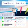 Towel Crabber Silicone Towel Bands for Beach Chairs (6 Pack) Beach, Pool & Cruise Essentials, No Snap, Non-Bulky, Fits Most Pool & Lounge Chairs, A Smart Alternative to Towel Clips view 4