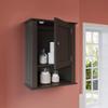 RiverRidge Ashland Bathroom Cabinet Espresso Single Door Compact Wall Mount Storage Medicine Cabinet for Bathroom view 2