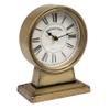 Creative Co-Op Decorative Metal Mantel Clock, Gold Finish view 1