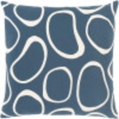 Artistic Weavers Pebble Beach Throw Pillow, 18" H x 18" W, Navy