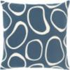 Artistic Weavers Pebble Beach Throw Pillow, 18" H x 18" W, Navy view 1