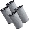 4 Replacement Reusable Cloth 10QT Vacuum Bags  Compatible with ProTeam Part # 100565 - Fits ProTeam Coachvac, Super CoachVac, MegaVac & Mega Raven 10QT  (4 Pack) by Think Crucial view 1