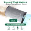 4 Replacement Reusable Cloth 10QT Vacuum Bags  Compatible with ProTeam Part # 100565 - Fits ProTeam Coachvac, Super CoachVac, MegaVac & Mega Raven 10QT  (4 Pack) by Think Crucial view 3