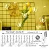 Butterfly Curtain Fairy Lights USB Plug in,8 Modes 120 LED 19.7FT Firefly Twinkle Timer String Lights with Remote, Waterproof Copper Wire for Bedroom Patio Christmas Wedding Party Dorm(Warm White) view 2