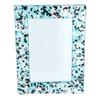 GlassOfVenice Murano Glass Photo Frame 4X6 Inch - Silver Blue view 2