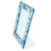 GlassOfVenice Murano Glass Photo Frame 4X6 Inch - Silver Blue view 3