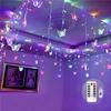 8 Modes 120 LED 19.7FT Firefly Twinkle Timer String Lights with Remote,Butterfly Curtain Fairy Lights USB Plug in, Waterproof Copper Wire for Bedroom Patio Christmas Wedding Party Dorm(Multicolor) view 1