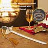Resafy Champagne Saber Champagne Golden Handle Knife Champagne Sword Champagne Opener With Gift Case for Party Wedding view 4