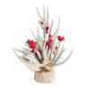 Christmas Tree RENRUIRUI Small Desktop Artificial Home Office Farmhouse Xmas Decoration (Color : Red Berry) view 1