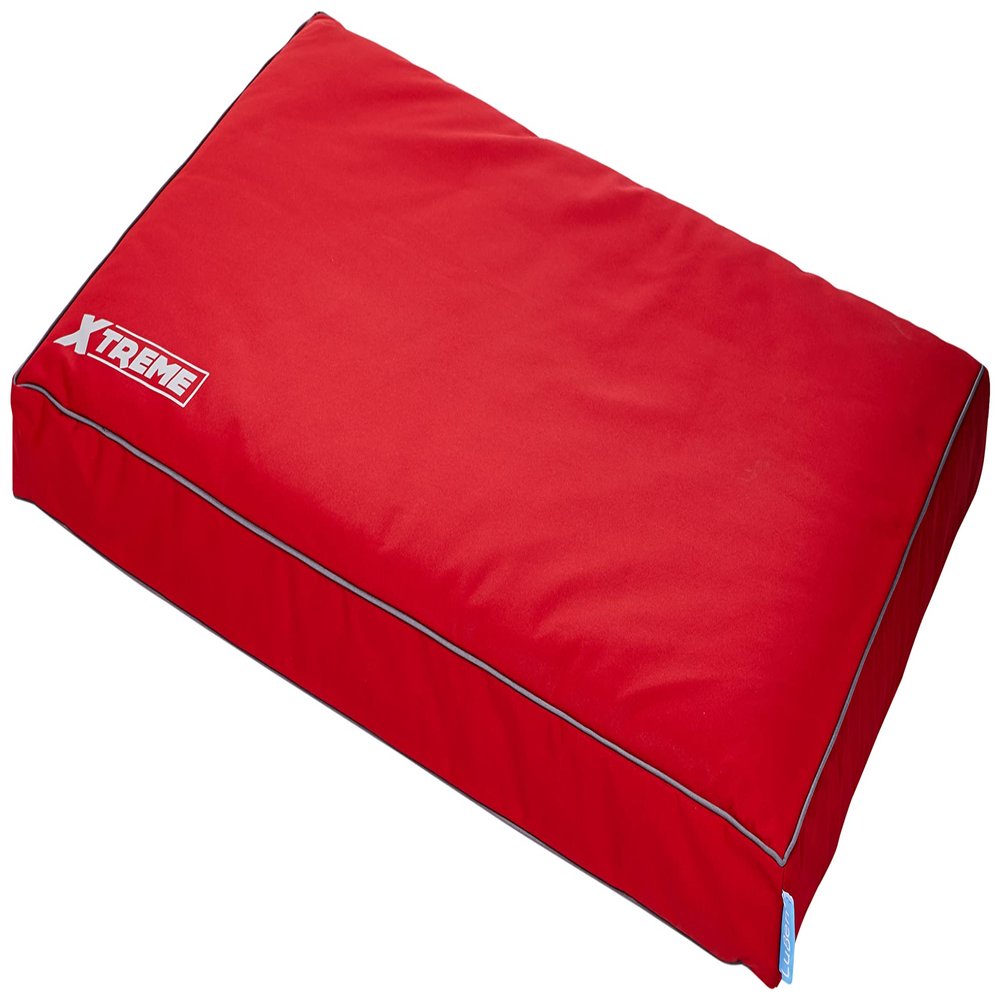 LUBEN Rectangular Waterproof Bed Xtreme Red L, Black