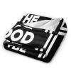 God is Good All The Time Cross Christian Throw Blanket Ultra-Soft Micro Fleece Blanket Movies Blanket for Bed Couch Living Room 60"x50" view 2
