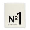 Abbott Collection 84-ASD-AB-78 Kitchen & Bathroom Dishcloths. Set of 2, Black/Ivory view 2