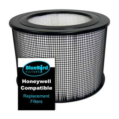 BlueBird Filters Replacement HEPA Filter & Carbon Pre Filter Kit For Honeywell 50250 50250-S OEM Part Number 24000 (1 HEPA & No Pre-Filter)