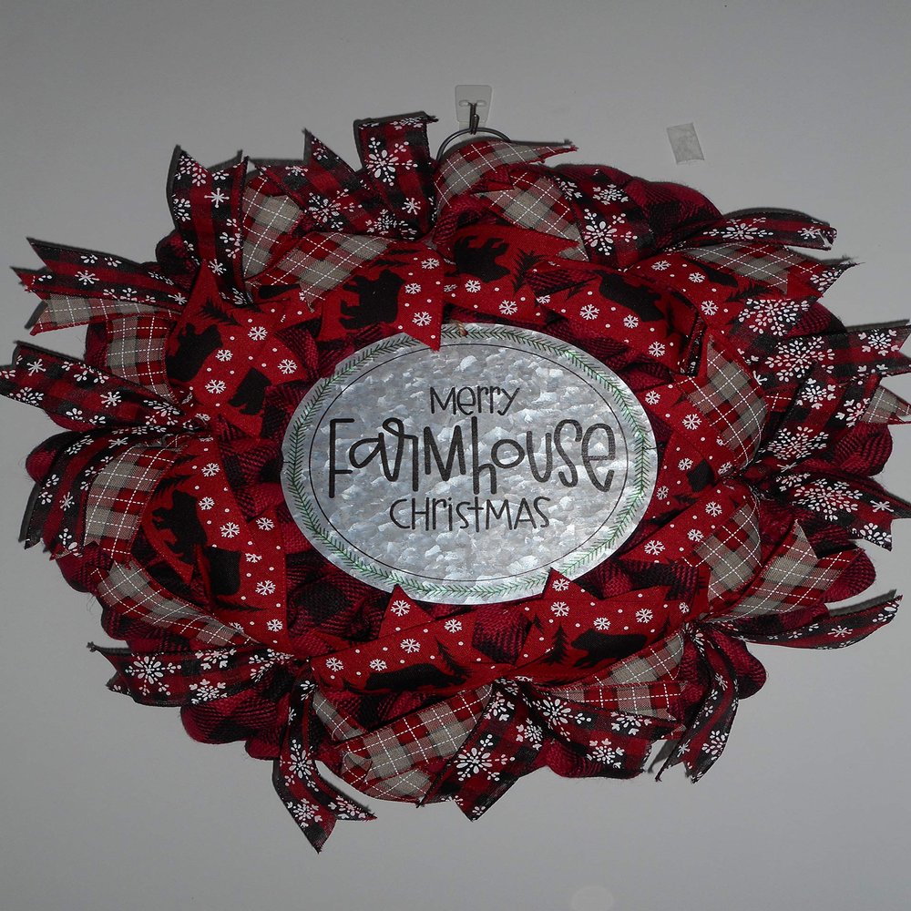 Farmhouse Christmas Wreath
