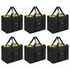 Homemell Heavy Duty Reusable Grocery Bags, Large Shopping Tote Bag, 6 Pack view 1