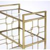Beaumont Lane Metropolitan Living Polished Bar Cart in Gold view 2