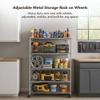 Displays By Jack 5 Tier Heavy Duty Wire Shelving Unit Storage Rack for Products Plant Pantry, Garage, Laundry Racks Durable Shelf Organizer Shelves Stand 14" W x 30" L x 60" H, Chrome view 4