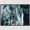 SIGNWIN 2 Piece Framed Canvas Wall Art Coastal Beach Canvas Prints Home Artwork Decoration for Living Room,Bedroom - 24"x36"x2 Panels view 3