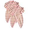Healthy Body Head To Toe Organic Cotton Kimonos - Pink/Natural/Khaki Stripe view 1