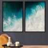 SIGNWIN 2 Piece Framed Canvas Wall Art Coastal Beach Canvas Prints Home Artwork Decoration for Living Room,Bedroom - 24"x36"x2 Panels view 1