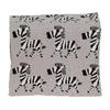 Parkland Collection Zara 32x40 Gray Zebra Pattern Knitted Baby Blanket, 100% Cotton Soft Nursery Blanket for Infant Crib Stroller and Toddler view 3