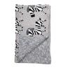 Parkland Collection Zara 32x40 Gray Zebra Pattern Knitted Baby Blanket, 100% Cotton Soft Nursery Blanket for Infant Crib Stroller and Toddler view 4