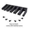 Adoreal ABS 6 Standard Rack Wall Mount, Wall Magazine Display, Detachable Wall Mags Storage Organization System view 4
