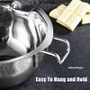 1000ML Double Boiler Pot Set Stainless Steel Melting Pot For Chocolate, Candle and Candy Making (34oz) view 4