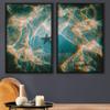 SIGNWIN 2 Piece Framed Canvas Wall Art Coastal Beach Canvas Prints Home Artwork Decoration for Living Room,Bedroom - 24"x36"x2 Panels view 1