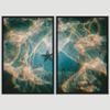 SIGNWIN 2 Piece Framed Canvas Wall Art Coastal Beach Canvas Prints Home Artwork Decoration for Living Room,Bedroom - 24"x36"x2 Panels view 3