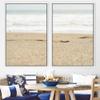 SIGNWIN 2 Piece Framed Canvas Wall Art Coastal Beach Canvas Prints Home Artwork Decoration for Living Room,Bedroom - 24"x36"x2 Panels view 1