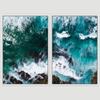 SIGNWIN 2 Piece Framed Canvas Wall Art Coastal Scenery Canvas Prints Home Artwork Decoration for Living Room,Bedroom - 24"x36"x2 Panels view 3