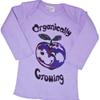 Healthy Body Head To Toe Infant Lap Tees Long Sleeve - Organically Growing Purple Plum view 1