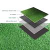 Artificial Grass Turf Lawn-14 x 48 Feet, 0.7" Indoor Outdoor Garden Lawn Landscape Synthetic Grass Mat Fake Grass Rug view 4