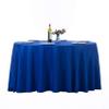 Ascoza 2pack 120 Inch Royal Blue Round Tablecloth in Washable Polyester Fabric for Wedding/Banquet/Restaurant/Parties view 1