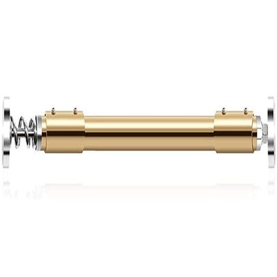 CXYGZLJ 304 Stainless Steel Shower Curtain Rod, No Punch Straight Rod, Clothes Rail, Partition Curtain Rod, Non-Stretchable Rod, Gold Pull Rod (Size : 101-150cm)