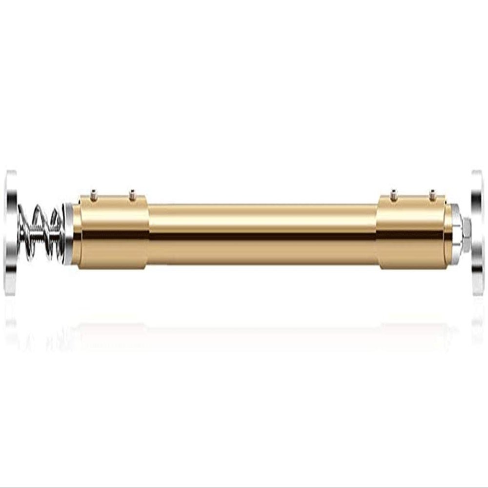 CXYGZLJ 304 Stainless Steel Shower Curtain Rod, No Punch Straight Rod, Clothes Rail, Partition Curtain Rod, Non-Stretchable Rod, Gold Pull Rod (Size : 101-150cm)