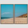 SIGNWIN 2 Piece Framed Canvas Wall Art Coastal Beach Canvas Prints Home Artwork Decoration for Living Room,Bedroom - 24"x36"x2 Panels view 3