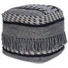 Beaumont Lane Metropolitan Living Square Pouffe in Gray view 1