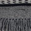 Beaumont Lane Metropolitan Living Square Pouffe in Gray view 3