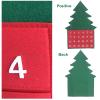 Christmas Tree RENRUIRUI- Felt Calendar Children DIY Xmas Gift Set with 24Pcs Detachable Ornaments, Wall-Mounted 60X90CM view 2