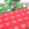 Christmas Tree RENRUIRUI- Felt Calendar Children DIY Xmas Gift Set with 24Pcs Detachable Ornaments, Wall-Mounted 60X90CM view 4